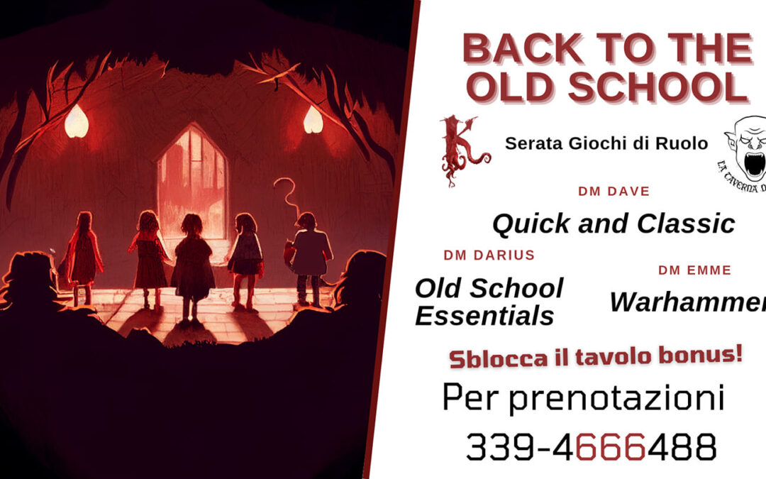 Gio 15/12 | Back to the Old School – Serata GDR Kraken